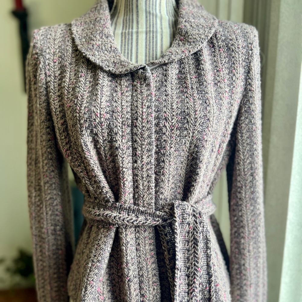 ST. John Sweater Jacket w/ Belt